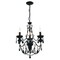 Cwi Lighting Keen 3 Light Up Chandelier With Black Finish 5095P16B-3 - alternate 1